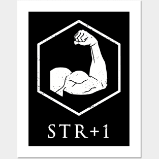 Strength +1 - inverted Posters and Art